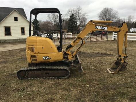 john deere 27c mini excavator for sale|john deere 27 excavator specs.